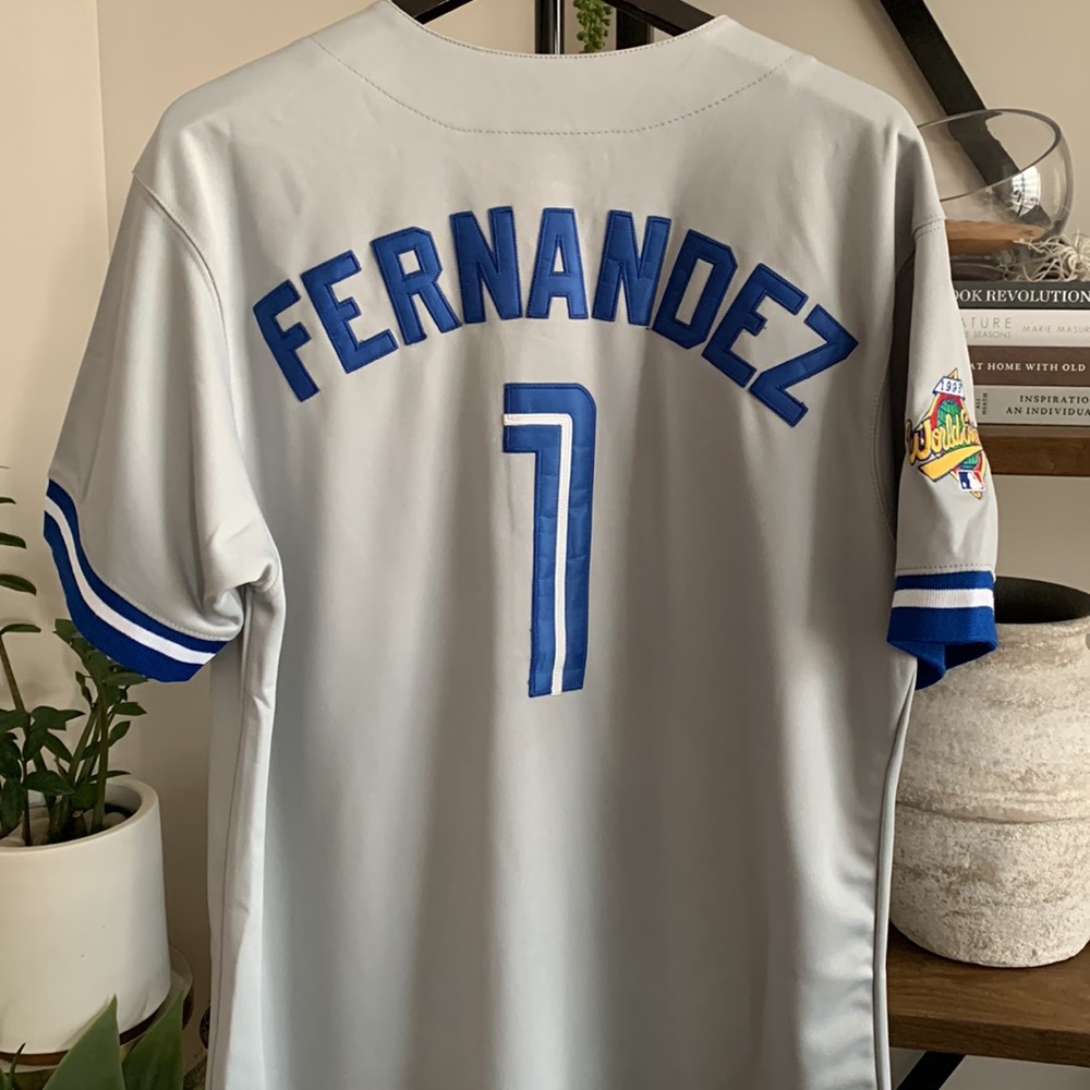 Vintage Tony Fernandez Toronto Blue Jays Mitchell & Ness Jersey
